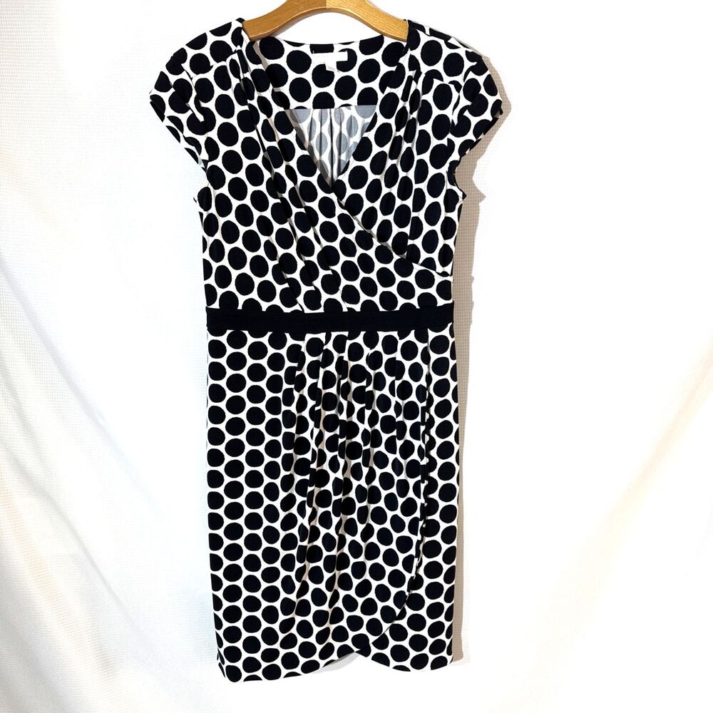 New York & Company Black Polka dot dress luxury artsy NY&CO - L